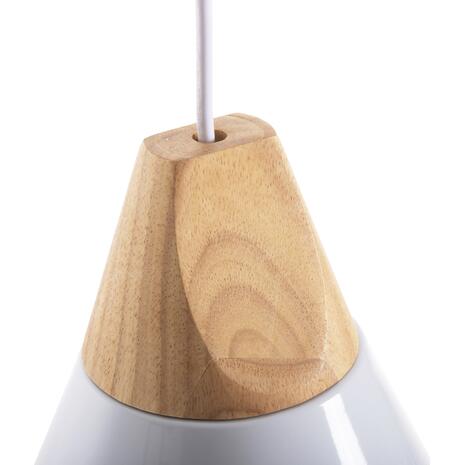 ΦΩΤΙΣΤΙΚΟ ΟΡΟΦΗΣ ΚΡΕΜΑΣΤΟ HM4144 ΛΕΥΚΟ ΜΕΤΑΛΛΙΚΟ ΚΑΠΕΛΟ 24,5x24,5x113Υεκ.