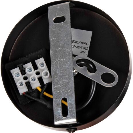 ΦΩΤΙΣΤΙΚΟ ΟΡΟΦΗΣ ΚΡΕΜΑΣΤΟ HM4136 ΜΑΥΡΟ ΜΕΤΑΛΛΙΚΟ ΚΑΠΕΛΟ Φ35x112Υεκ.