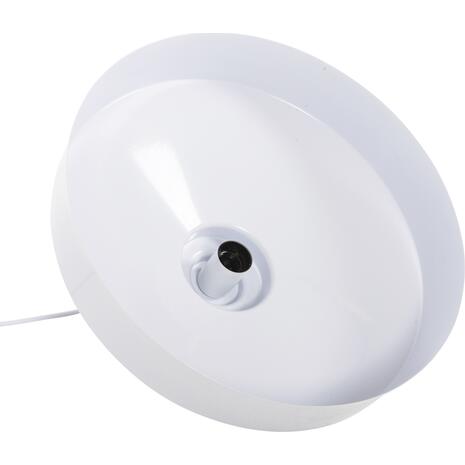 ΦΩΤΙΣΤΙΚΟ ΟΡΟΦΗΣ ΚΡΕΜΑΣΤΟ HM4159.02 ΛΕΥΚΟ ΜΕΤΑΛΛΙΚΟ ΚΑΠΕΛΟ Φ40x116Υεκ