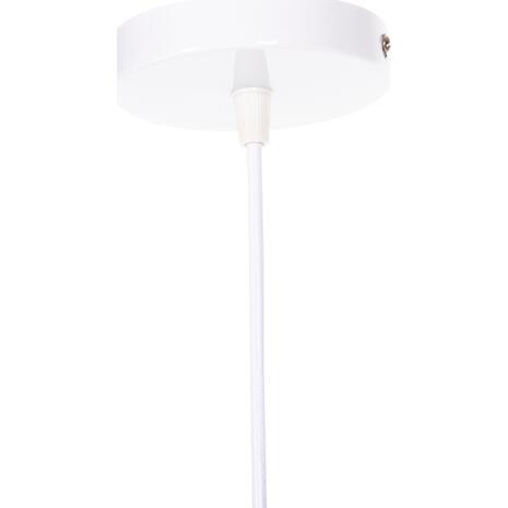 ΦΩΤΙΣΤΙΚΟ ΟΡΟΦΗΣ ΚΡΕΜΑΣΤΟ HM4159.02 ΛΕΥΚΟ ΜΕΤΑΛΛΙΚΟ ΚΑΠΕΛΟ Φ40x116Υεκ