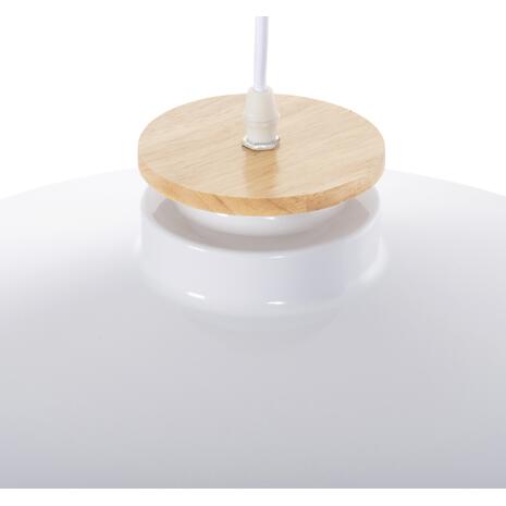 ΦΩΤΙΣΤΙΚΟ ΟΡΟΦΗΣ ΚΡΕΜΑΣΤΟ HM4159.02 ΛΕΥΚΟ ΜΕΤΑΛΛΙΚΟ ΚΑΠΕΛΟ Φ40x116Υεκ