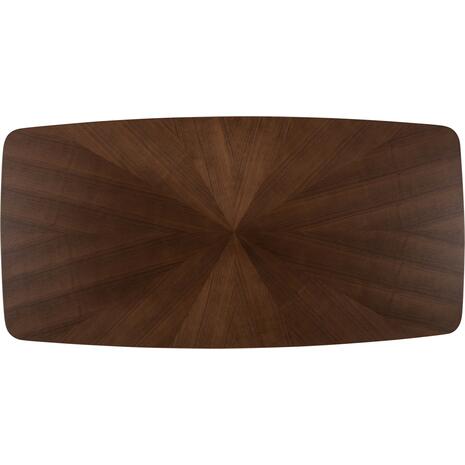 ΤΡΑΠΕΖΙ ΤΡΑΠΕΖΑΡΙΑΣ RINER ΟΡΘΟΓΩΝΙΟ HM9745 MDF ΜΕ ΚΑΠΛΑΜΑ ΚΑΡΥΔΙΑΣ 180x90x76εκ.