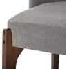 ΚΑΡΕΚΛΑ ΤΡΑΠΕΖΑΡΙΑΣ RAMMER HM9744.01 RUBBERWOOD ΣΕ ΚΑΡΥΔΙ-ΓΚΡΙ ΥΦΑΣΜΑ 57x55x86Υεκ. (σετ 2 τεμαχίων)