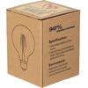 ΛΑΜΠΤΗΡΑΣ GLOBO LED FILAMENT 8W E27 2700K ΧΡΥΣΟ DIMMABLE HM4050.02