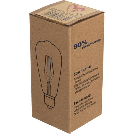 ΛΑΜΠΤΗΡΑΣ HM4189.03 LED FILAMENT 12W E27 3000K SMOKE