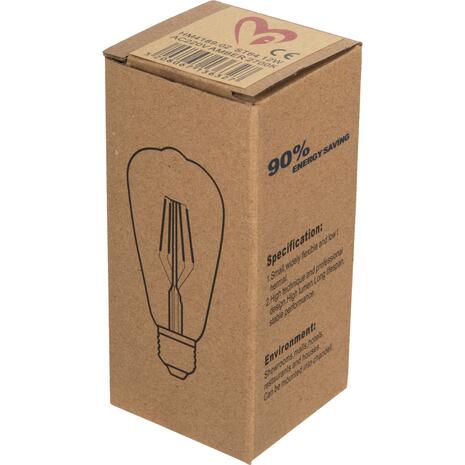 ΛΑΜΠΤΗΡΑΣ HM4189.02 LED FILAMENT 12W E27 3000K GOLD