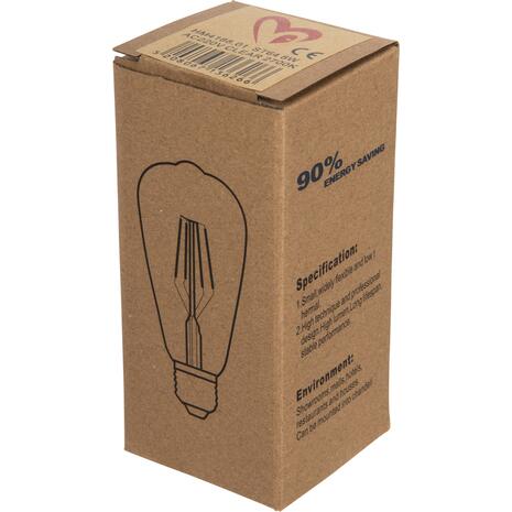 ΛΑΜΠΤΗΡΑΣ HM4188.01 LED FILAMENT 8W E27 DIMMABLE 3000K ΔΙΑΦΑΝΟΣ