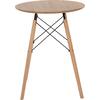 ΤΡΑΠΕΖΙ ΣΤΡΟΓΓΥΛΟ MINIMAL HM0060.04 ΦΥΣΙΚΟ ΧΡΩΜΑ MDF-ΠΟΔΙΑ ΟΞΙΑΣ ΣΕ ΦΥΣΙΚΟ ΧΡΩΜΑ Φ60Χ76Υεκ.