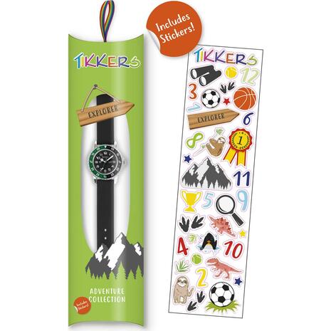 Ρολόι παιδικό Tikkers Time Teacher Black Strap (TK0139)