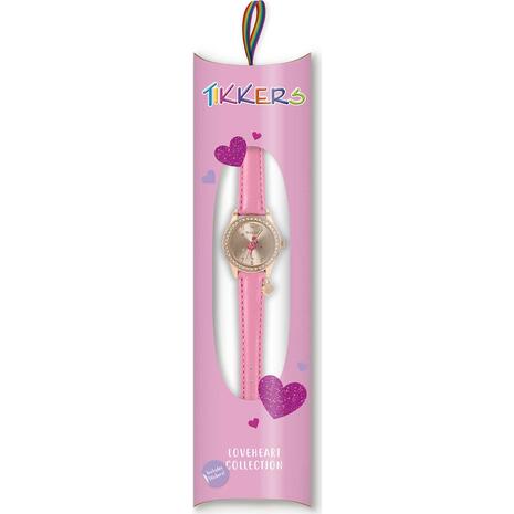 Ρολόι παιδικό Tikkers Flamingo With Heart Charm Pink Strap (TK0188)