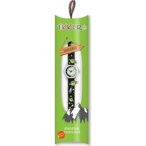 Ρολόι παιδικό Tikkers Time Teacher Black Strap Space (ATK0208)