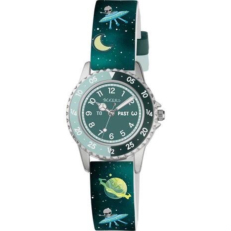 Ρολόι παιδικό Tikkers Green Strap Space (TK0210)