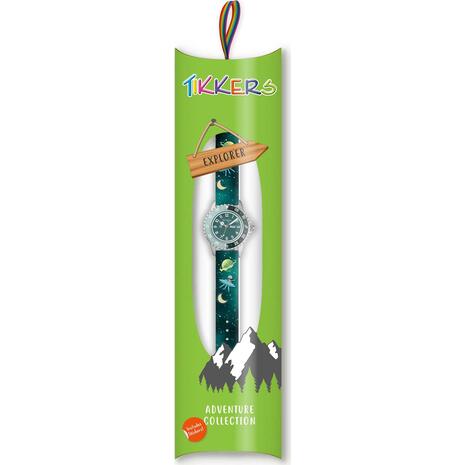 Ρολόι παιδικό Tikkers Green Strap Space (TK0210)