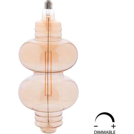 ΛΑΜΠΤΗΡΑΣ LED FILAMENT 8W E27 3000K GOLD COLOR DIMMABLE HM4053.02