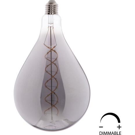 ΛΑΜΠΤΗΡΑΣ LED FILAMENT 8W E27 3000K SMOKE COLOR DIMMABLE  HM4052.03