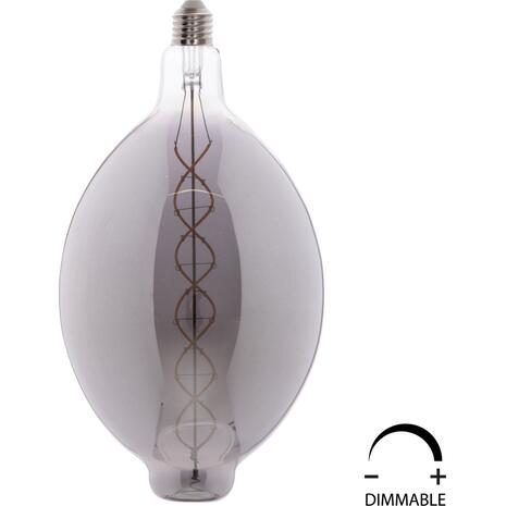 ΛΑΜΠΤΗΡΑΣ LED FILAMENT 8W E27 3000K SMOKE DIMMABLE HM4051.03