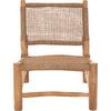 ΚΑΡΕΚΛΑ LONDER HM5986 ΞΥΛΟ TEAK ΣΕ ΦΥΣΙΚΟ ΚΑΙ ΣΥΝΘΕΤΙΚΟ RATTAN 63x77x77Υεκ.