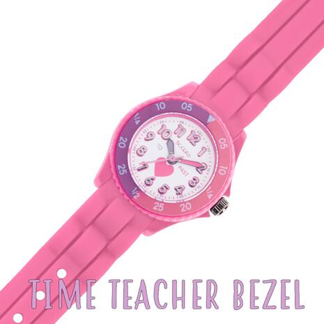 Ρολόι παιδικό Tikkers Time Teacher Pink Strap (TK0003)