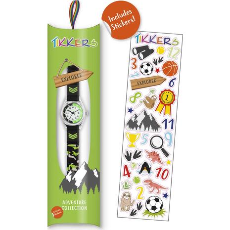 Ρολόι παιδικό Tikkers Time Teacher Black Strap (TK0154)