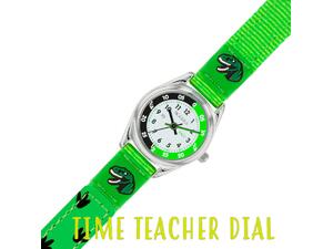 Ρολόι παιδικό Tikkers Time Teacher Green Strap (TK0149)