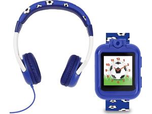 Παιδικό Interactive Watch & Headphone Tikkers Blue Football (TKS02-0004)