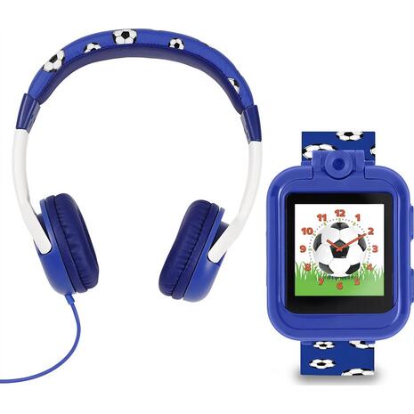 Παιδικό Interactive Watch & Headphone Tikkers Blue Football (TKS02-0004)