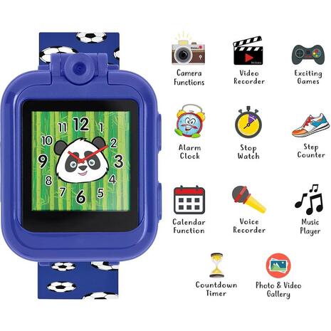 Παιδικό Interactive Watch & Headphone Tikkers Blue Football (TKS02-0004)