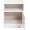 ΚΟΜΟΔΙΝΟ ΜΕΛΑΜΙΝΗΣ MALORY HM2205.05 ΛΕΥΚO 40x40x50Yεκ. (Λευκό)