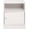 ΚΟΜΟΔΙΝΟ ΜΕΛΑΜΙΝΗΣ MALORY HM2205.05 ΛΕΥΚO 40x40x50Yεκ. (Λευκό)