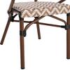ΠΟΛΥΘΡΟΝΑ BAMBOO LOOK HM5861.03 ΚΑΦΕ-ΛΕΥΚΟ 58.5x58x82Υεκ.