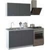 ΣΥΝΘΕΣΗ ΚΟΥΖΙΝΑΣ BLAINE ΜΕΛΑΜΙΝΗ ΓΚΡΙ HM2439.10 120x46-29,2εκ.