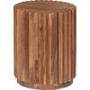 ΒΟΗΘΗΤΙΚΟ ΤΡΑΠΕΖΙ ΣΤΡΟΓΓΥΛΟ SEDGE HM9696 ΜΑΣΙΦ ΑΚΑΚΙΑ-ΦΥΣΙΚΟ ΧΡΩΜΑ Φ40x50Υεκ.