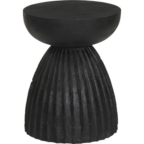 ΣΚΑΜΠΟ ΣΤΡΟΓΓΥΛΟ SCALLOP HM9702 ΜΑΣΙΦ MANGO ΣΕ ΣΕ ΜΑΥΡΟ ΧΡΩΜΑ Φ35x45Υεκ. (Μαύρο)