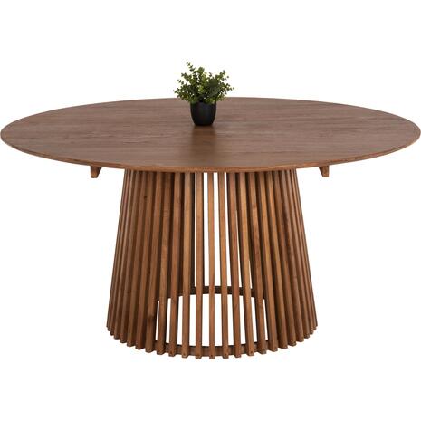 ΤΡΑΠΕΖΙ ΤΡΑΠΕΖΑΡΙΑΣ FRANTZ HM9457.11 ΜΑΣΙΦ MINDI ΞΥΛΟ ΣΕ ΦΥΣΙΚΟ Φ150x75Υεκ.