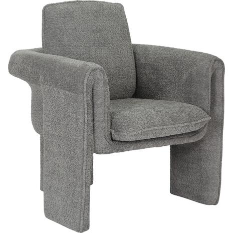 ΠΟΛΥΘΡΟΝΑ CRUSHER HM9681.01 ΓΚΡΙ ΜΠΟΥΚΛΕ ΥΦΑΣΜΑ-ΜΕΤΑΛΛΙΚΟΣ ΣΚΕΛΕΤΟΣ 82x78x87Υεκ. (Γκρι)