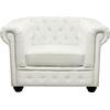 ΠΟΛΥΘΡΟΝΑ T.CHESTERFIELD POLINA HM3011.02 PU ΛΕΥΚΟ ΜΑΤ 110x90x73Y εκ.