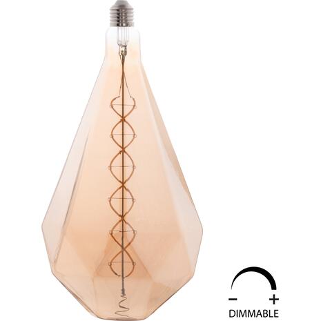 ΛΑΜΠΤΗΡΑΣ LED FILAMENT 8W E27 3000K GOLD COLOR DIMMABLE HM4057