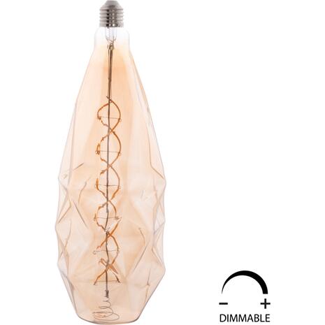 ΛΑΜΠΤΗΡΑΣ LED FILAMENT 8W E27 3000K GOLD COLOR DIMMABLE HM4058