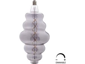 ΛΑΜΠΤΗΡΑΣ LED FILAMENT 8W E27 3000K SMOKE COLOR DIMMABLE HM4056.03