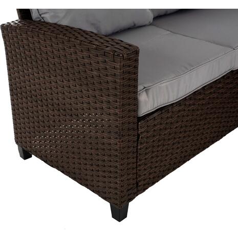 ΣΕΤ ΣΑΛΟΝΙ ΓΩΝΙΑ TRANQUILITY HM5895.02 5ΤΜΧ ΜΕ 2 ΣΚΑΜΠΟ ΚΑΙ ΤΡΑΠΕΖΙ ΚΑΦΕ