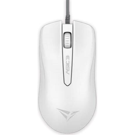 Ποντίκι ενσύρματο Alcatroz MouseAsic 3 έως 1600cpi White (ASIC3W)