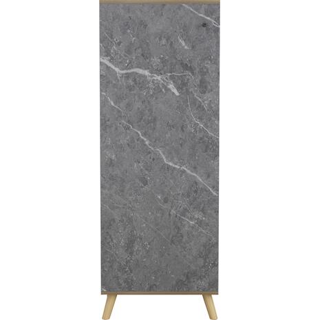 ΠΑΠΟΥΤΣΟΘΗΚΗ-ΝΤΟΥΛΑΠΙ ALVARO HM8954.12 ΜΕΛΑΜΙΝΗ SONAMA-STONE TEXTURE 50Χ38Χ135Yεκ.