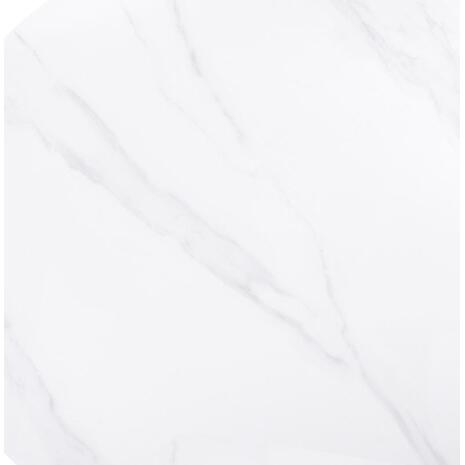 Sintered Stone Επιφάνεια Τραπεζιού, Απόχρωση White Marble (MDF για στήριξη βάσης) (Ε106,1S)
