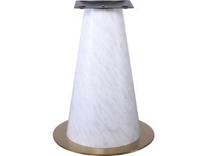 SCOTT βάση τραπεζιού Gold Inox #201 (23,20 kg) / Κολώνα απόχρωση Μάρμαρο (ΕΜ672)