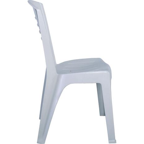 VIDA Καρέκλα Κήπου - Βεράντας Στοιβαζόμενη, PP Άσπρο (Ε309,2)