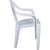 INTEX Πολυθρόνα Κήπου Στοιβαζόμενη, PP Άσπρο (Ε308,2)