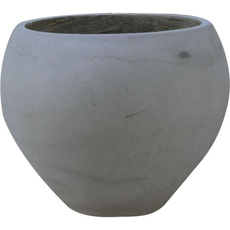 FLOWER POT-5 Cement Grey Φ32x26cm (Ε6304,A)