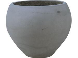 FLOWER POT-5 Cement Grey Φ32x26cm (Ε6304,A)