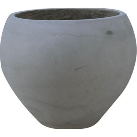 FLOWER POT-5 Cement Grey Φ32x26cm (Ε6304,A)