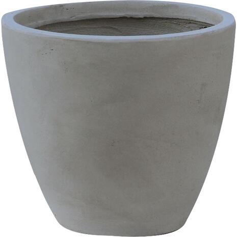 FLOWER POT-3 Cement Grey Φ35x32cm (Ε6302,A)